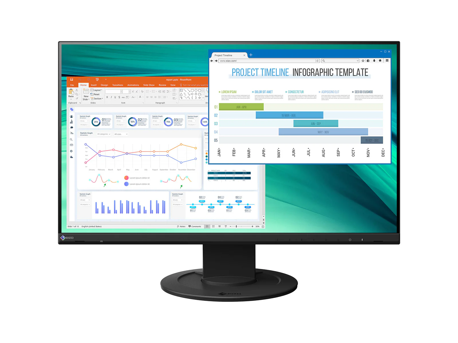 Eizo FlexScan EV2460FX-BK FHD 1920 x 1080 24" Full HD Display (EV2460FX-BK)