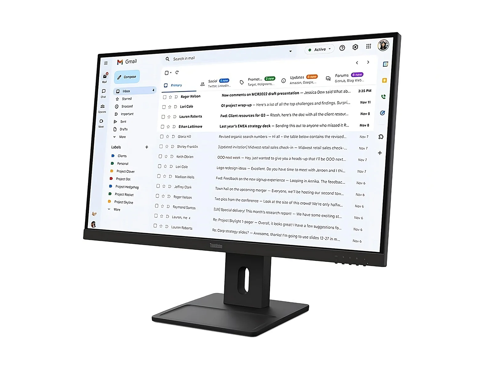 Lenovo ThinkVision E27-40 27" Full HD 1920 x 1080 Color Display Monitor (64BCMAR4US) 3 Lenovo ThinkVision E27-40 27" Full HD 1920 x 1080 Color Display Monitor (64BCMAR4US)