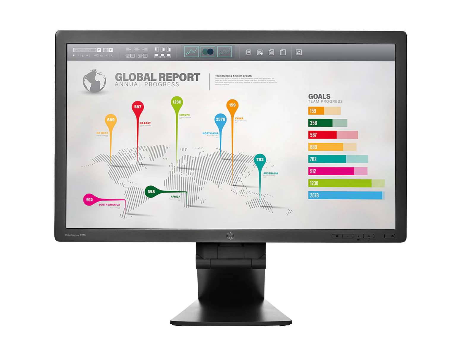 HP EliteDisplay e271i 27" FHD 1920 x 1080 Display Monitor (D7Z72A8#ABA) 1 HP EliteDisplay e271i 27" FHD 1920 x 1080 Display Monitor (D7Z72A8#ABA)