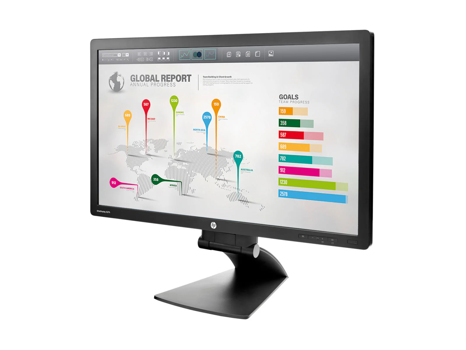 HP EliteDisplay e271i 27" FHD 1920 x 1080 Display Monitor (D7Z72A8#ABA) 2 HP EliteDisplay e271i 27" FHD 1920 x 1080 Display Monitor (D7Z72A8#ABA)