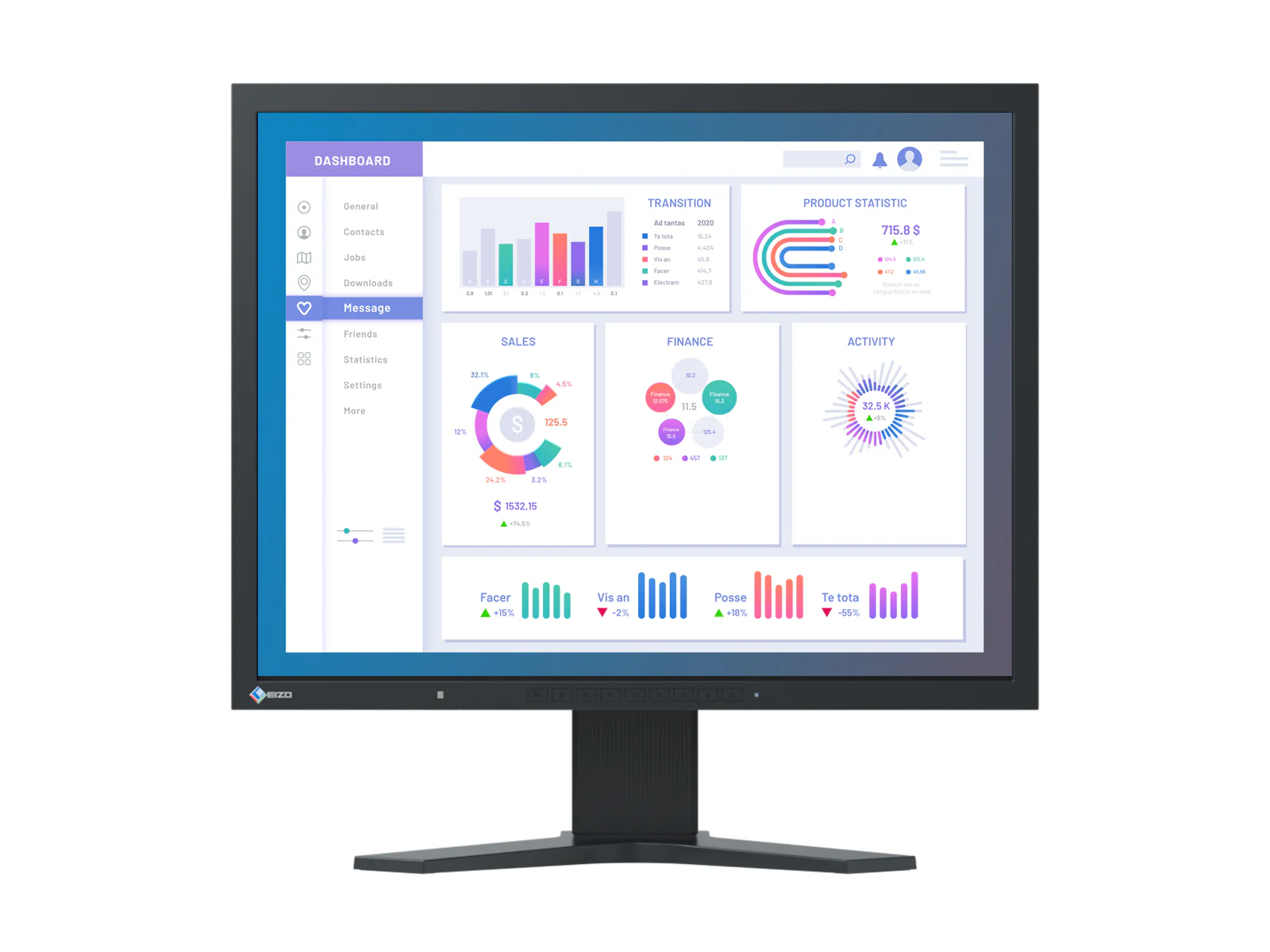 Eizo FlexScan S2133 21.3" 1600 x 1200 IPS Display Monitor (S2133-BK)