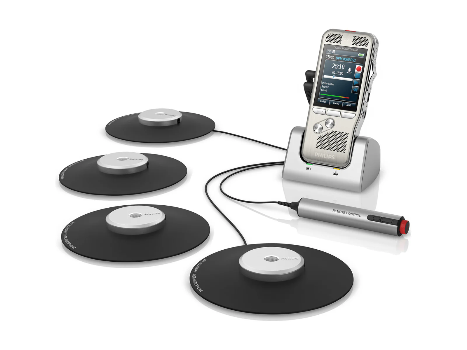 Philips DPM8900 Digital Meeting Conference Recording System With SpeechExec Dictate 2 Year Subscription 1 Philips DPM8900 Digital Meeting Conference Recording System With SpeechExec Dictate 2 Year Subscription