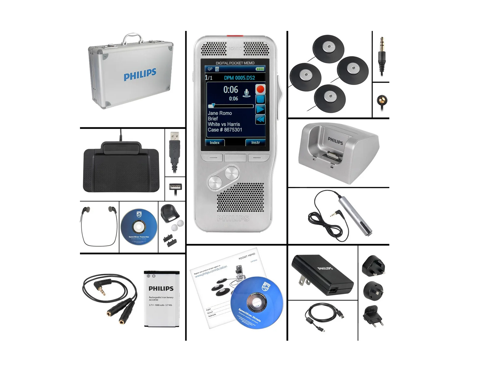 Philips DPM8900 Digital Meeting Conference Recording System With SpeechExec Dictate 2 Year Subscription 5 Philips DPM8900 Digital Meeting Conference Recording System With SpeechExec Dictate 2 Year Subscription