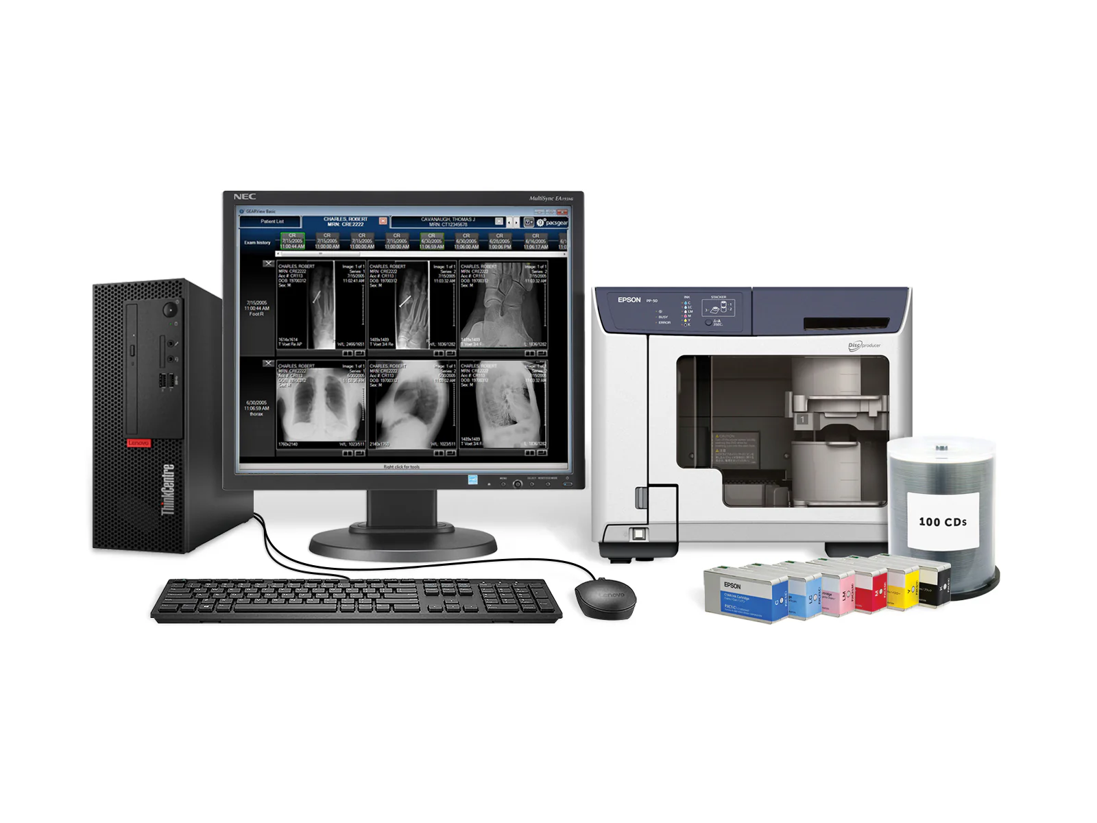 Hyland PACSGear CD/DVD MediaWriter DICOM Distribution System (PER9090) 1 Hyland PACSGear CD/DVD MediaWriter DICOM Distribution System (PER9090)