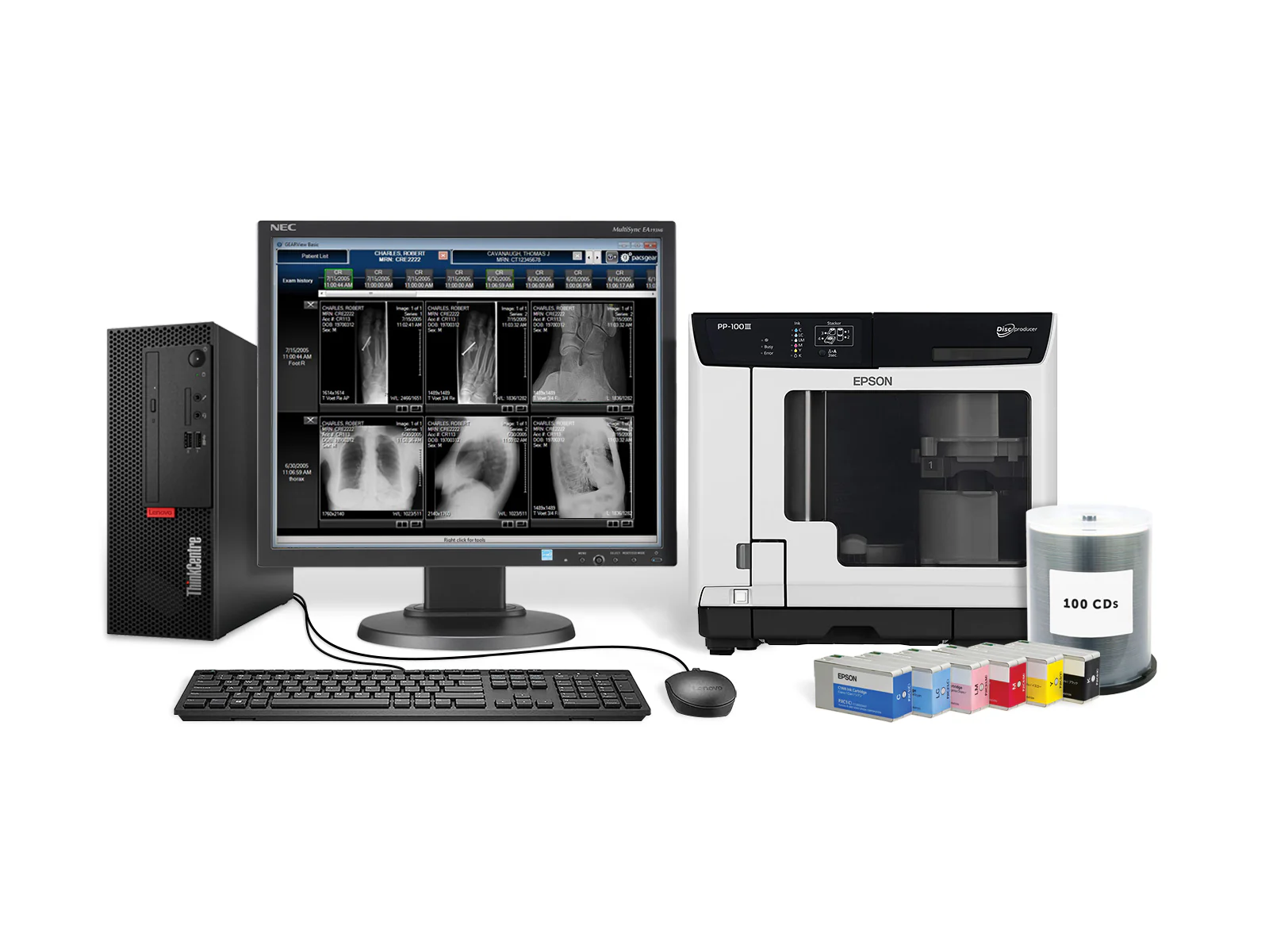 Hyland PACSGear CD/DVD MediaWriter DICOM Distribution System (PER9090) 2 Hyland PACSGear CD/DVD MediaWriter DICOM Distribution System (PER9090)