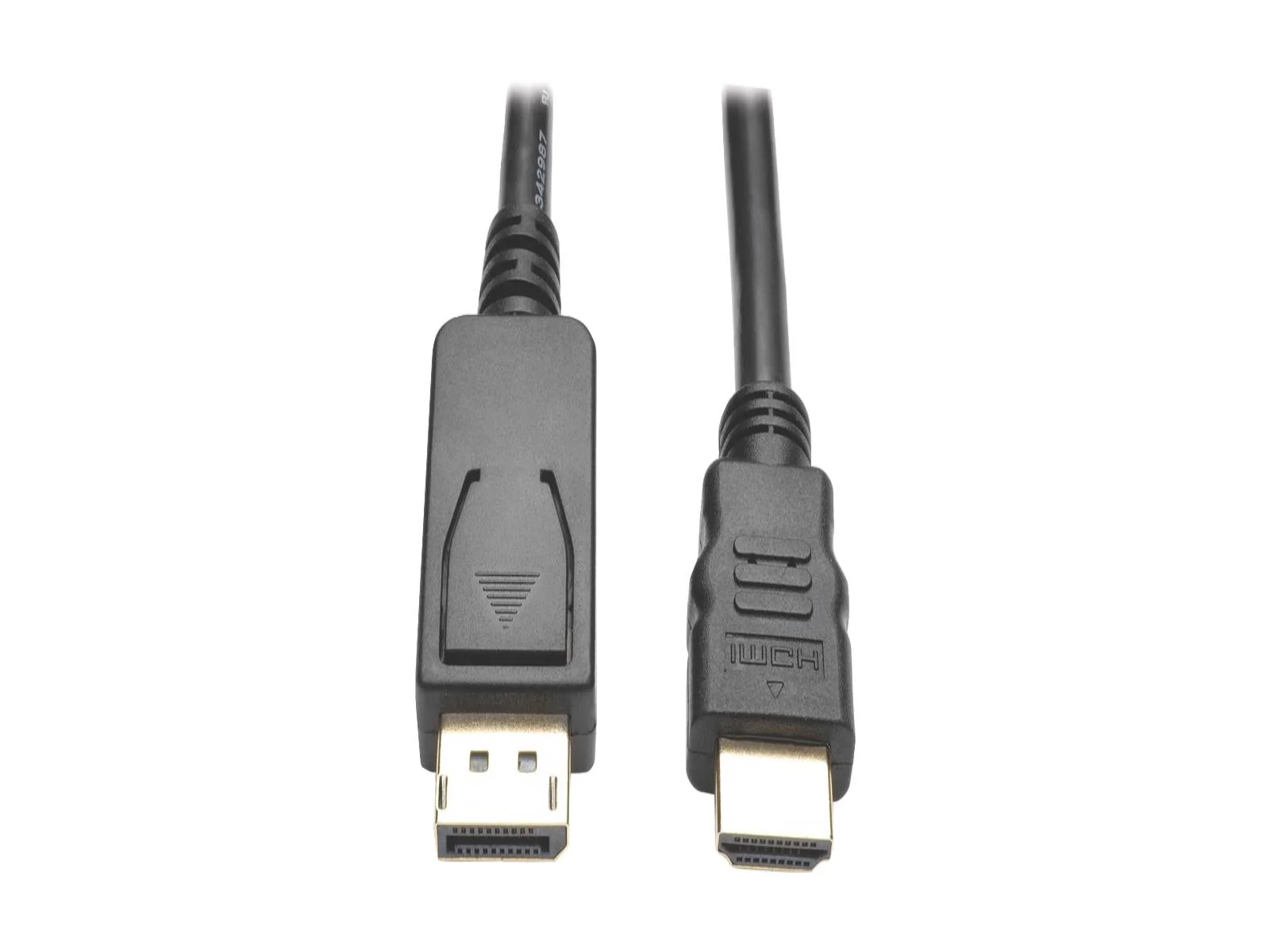 Tripp Lite DisplayPort 1.2 to HDMI Adapter Cable 6ft (Black) (P582-006-V2) 2 Tripp Lite DisplayPort 1.2 to HDMI Adapter Cable 6ft (Black) (P582-006-V2)