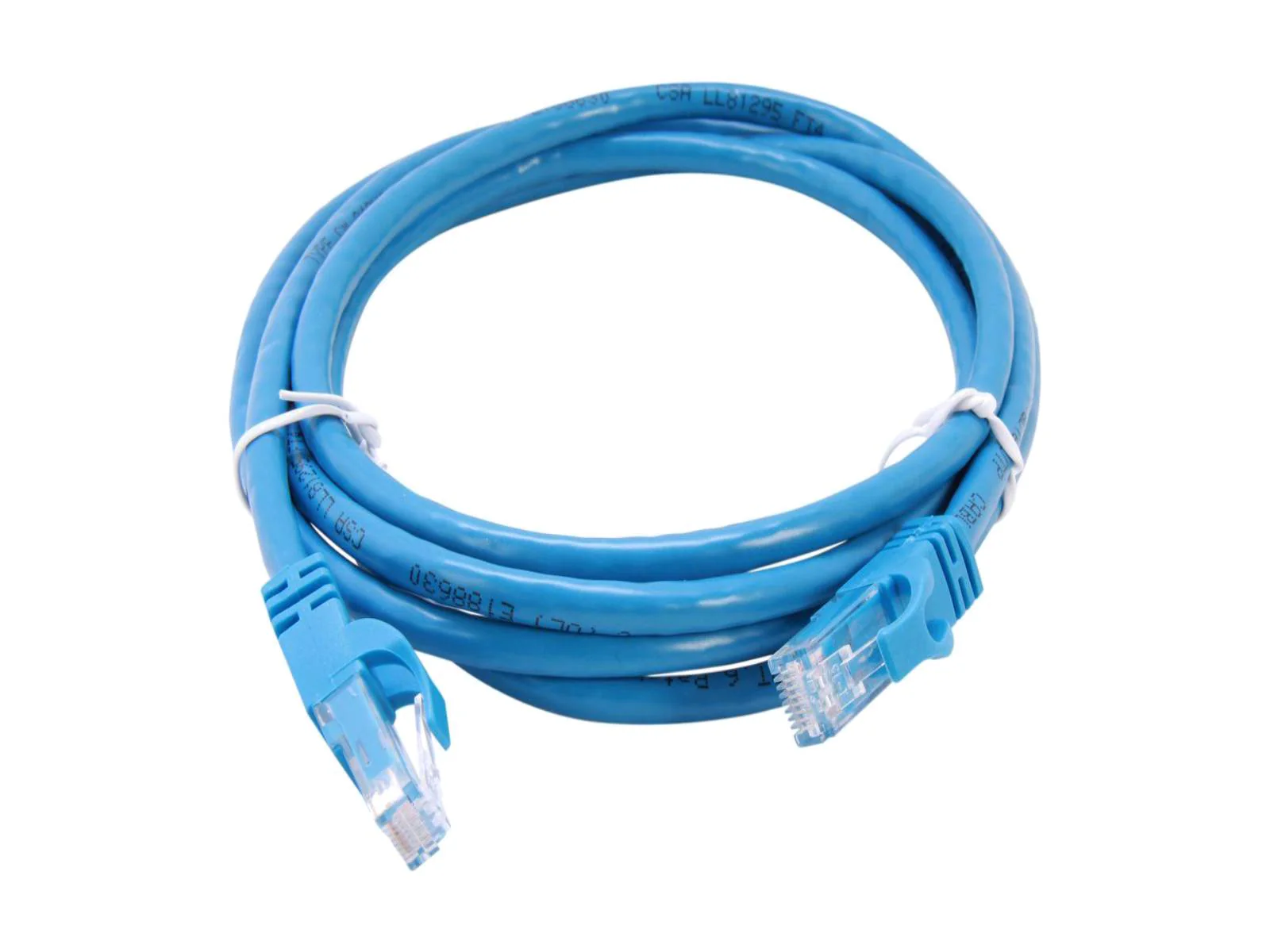Monitors.com Cat6 Snagless Unshielded Ethernet Network Patch Cable 7ft (Blue) 2 Monitors.com Cat6 Snagless Unshielded Ethernet Network Patch Cable 7ft (Blue)