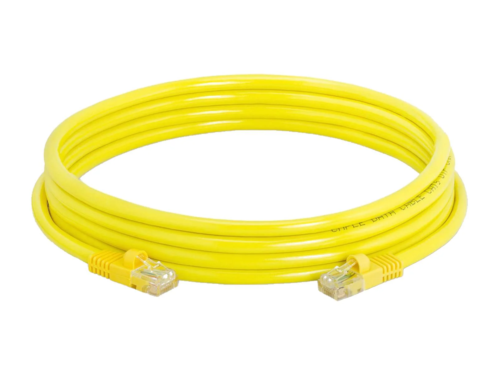 Monitors.com Cat5E Snagless UTP Patch Cable 10ft (Yellow) 2 Monitors.com Cat5E Snagless UTP Patch Cable 10ft (Yellow)